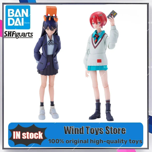 In Stock Original BANDAI SPIRITS SH Figuarts SHF Gundam GQuuuuuuX Nyaan Amate Yuzuriha Figure Anime Model Genuine Toy