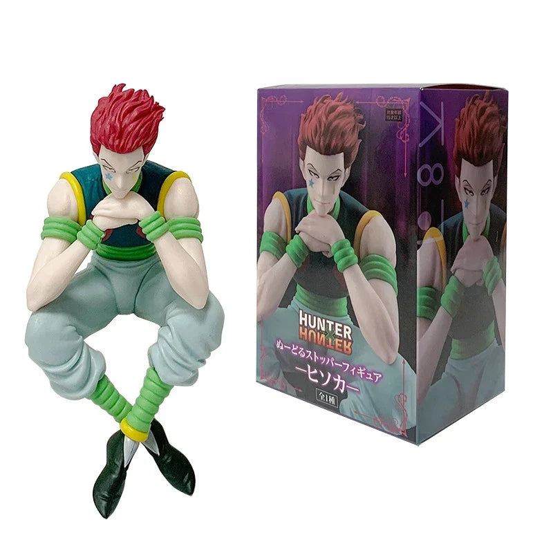 19cm/7.48in Hunter×Hunter Anime Figure Phantom Troupe Hisoka Action Figure Noodle Stopper Figurine PVC Collection Model Doll Toy