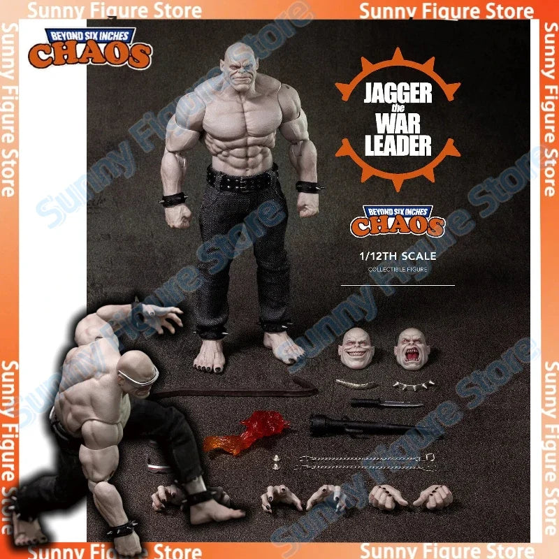 In Stock CHAOS Studio CHAOS 003 Jagger The War Leader 1/12 Action Figure Figurine Collectible Model Custom Toys Gifts