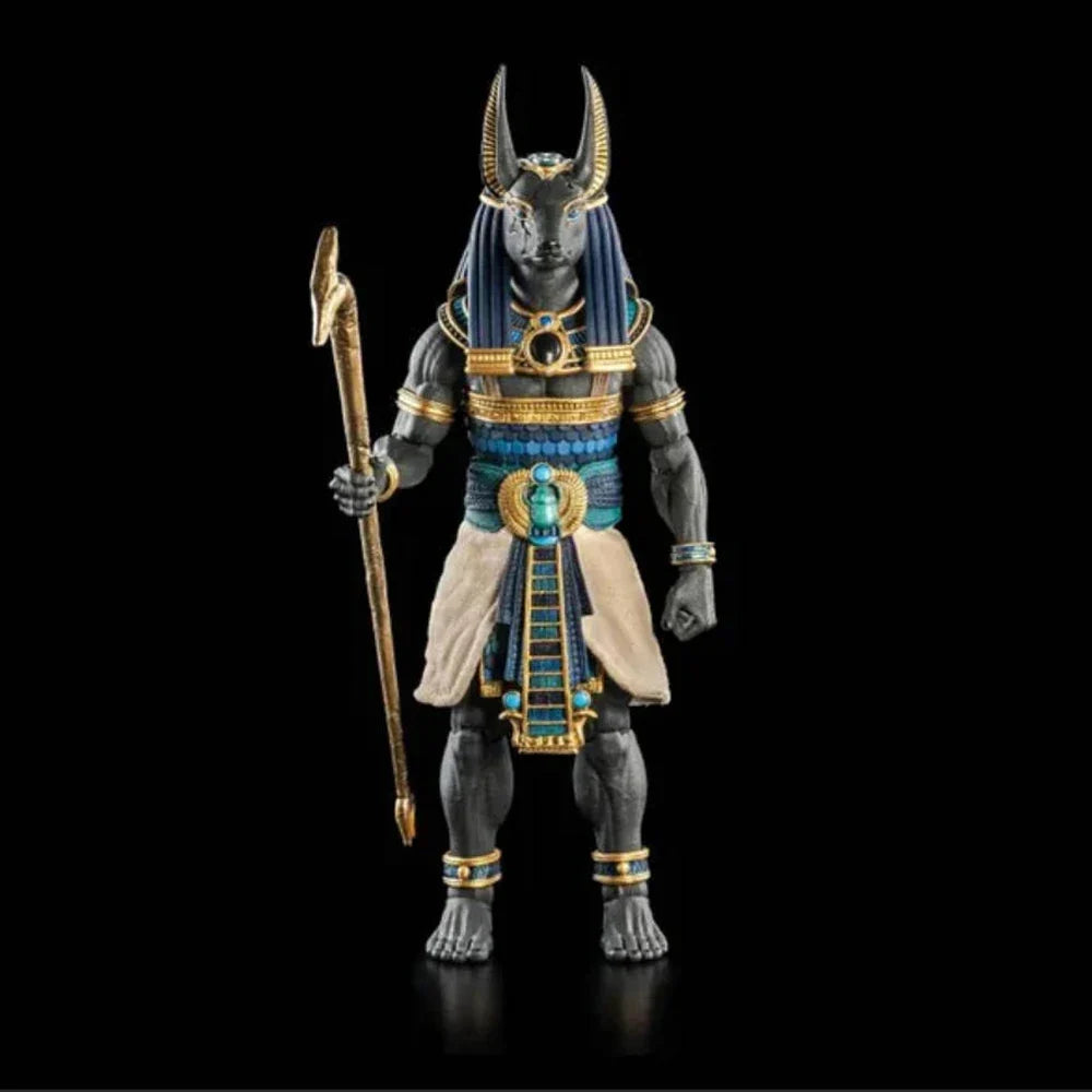 Four horsemen Toy design Anubis Black and Blue Version 7-Inch Action Figure Deluxe Model Doll