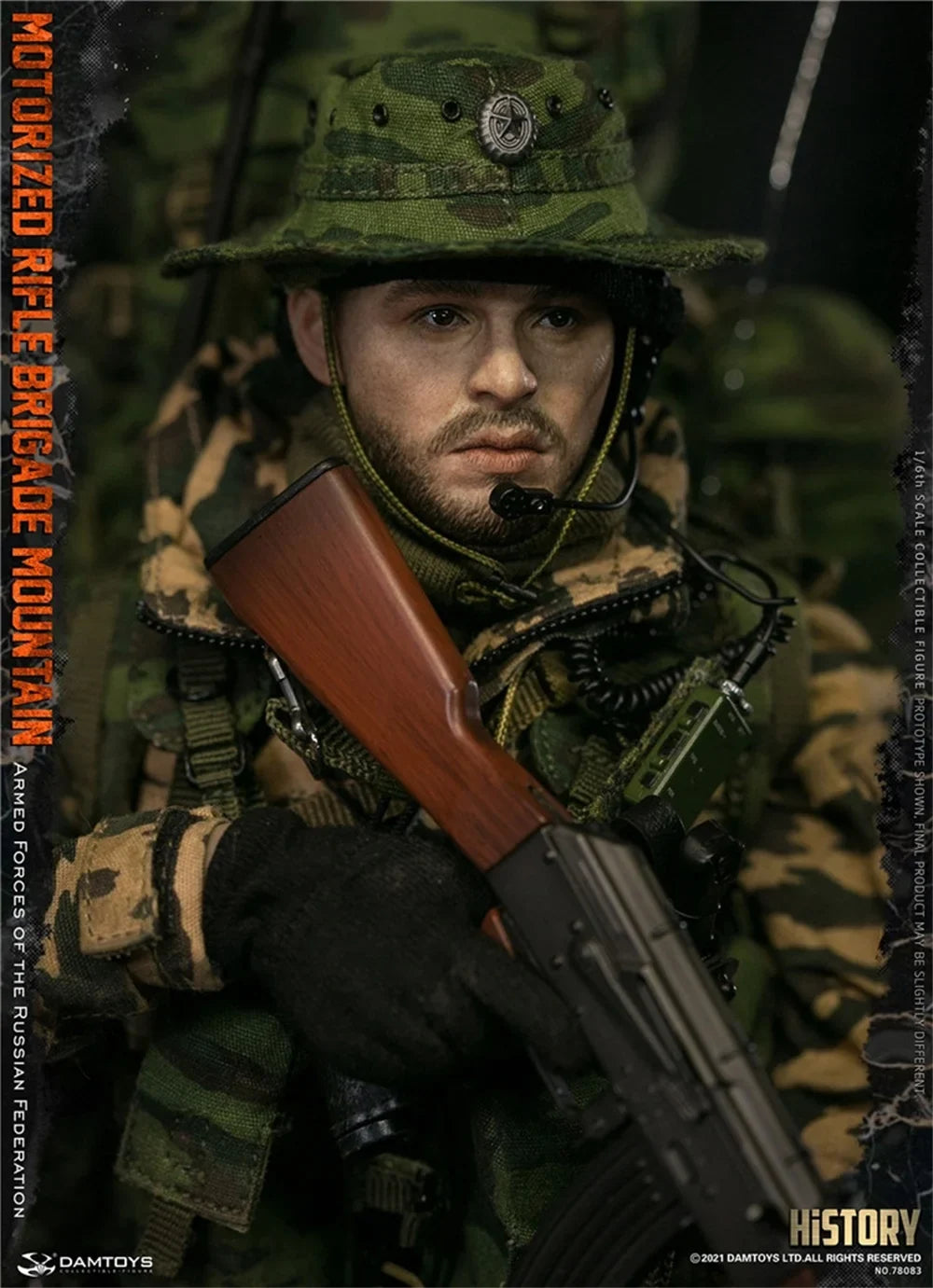 DAMTOYS 1/6 DAM 78083 The Russian Action Figure Soldier Mountain Special Mission Unit Full Set Moveable Doll For Fans Collect