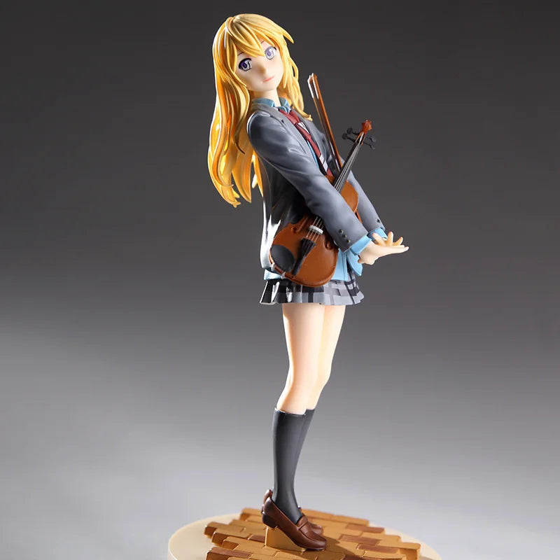 Anime Shigatsu Wa Kimi N Uso Miyazono Kaori Figure Your Lie In April School Uniform Jk Dress Up Model Toy Gift Action Figure