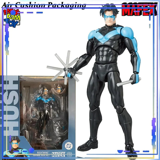 MEDICOM TOY Genuine MAFEX Series Hush Batman Joker Super STEALTH Dark JUMPER Female Hunter Nightwing Action Figures Model Toys
