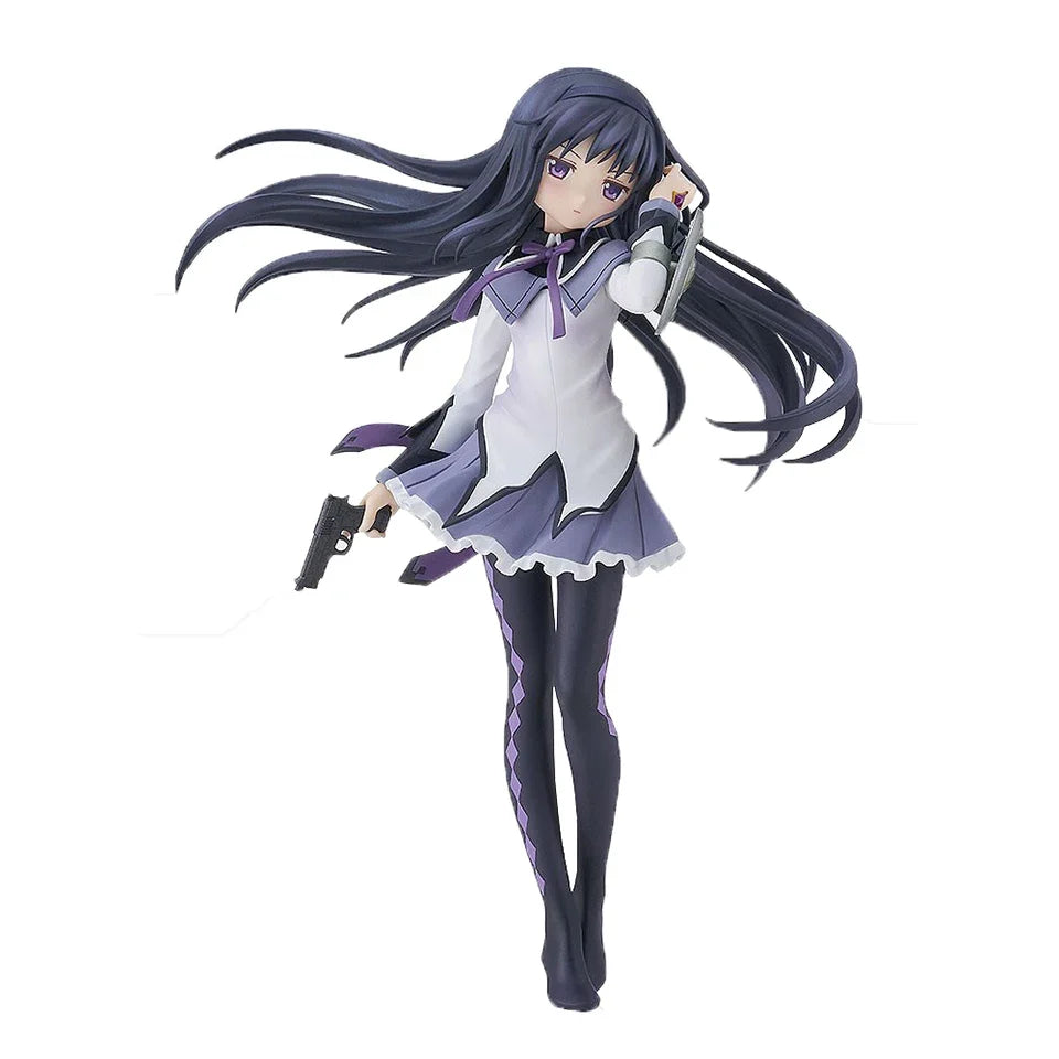 Original Genuine Madoka Magica 16.5cm Akemi Homura Anime Model Birthday Present Ornaments Collectible Toys Wholesale 2024