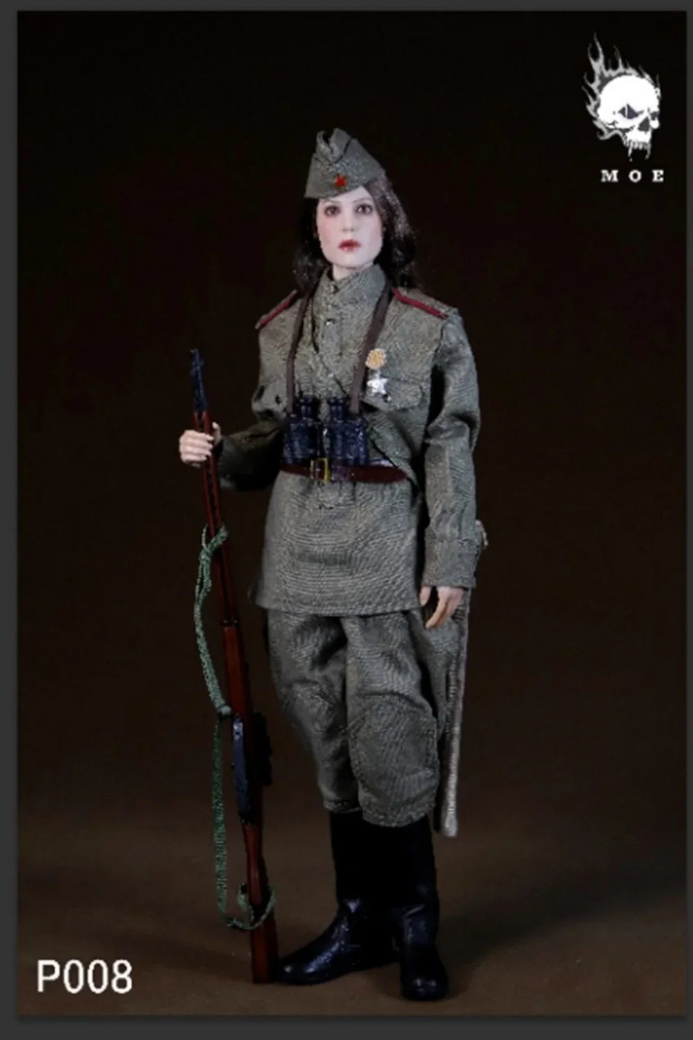 In Stock MOETOYS P008 1/6 Scale Soviet Female Snow Sniper Female Soldier Full Set for 12inchs Action Figure Model Toys