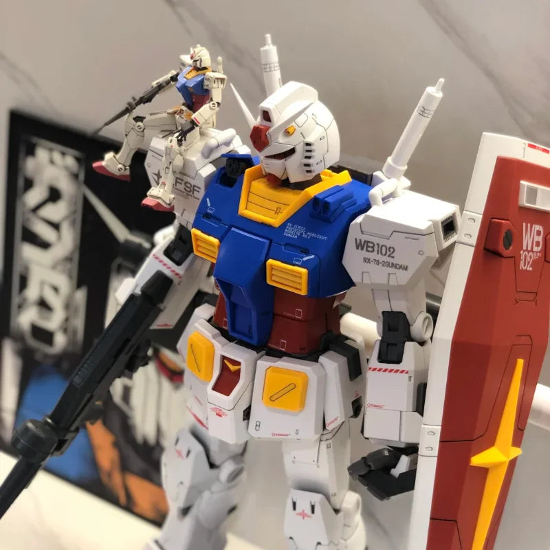 In Stock FANGDAJING Model RX-78-2 1/35 Assembly Model Kit Action Figures Toy Robot Plastic Model Kits Gifts