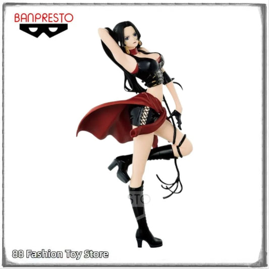 In Stock Original Bandai BANPRESTO One Piece FLAG DIAMOND SHIP Boa Hancock Anime Figures Toys Gifts Ornaments