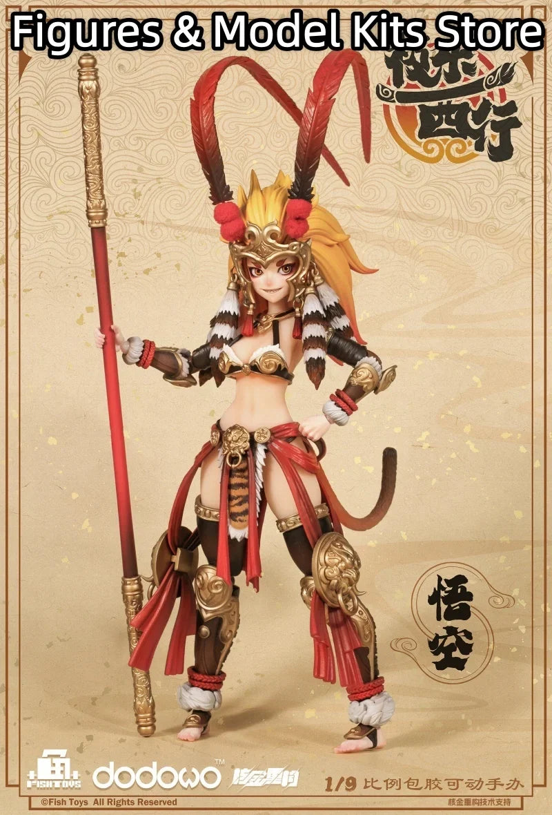 【Pre-Sale】 Dodowo X Fish Toys Journey to the West Wukong 1/9 Girl Action Model Collectible Figure Toys