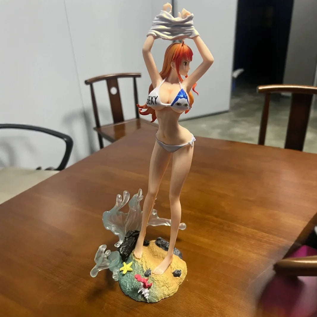 25CM One Piece Nami Anime Figure Thief Cat Nami Figurine Pvc Statue Model Dolls Collectible Ornament Gifts