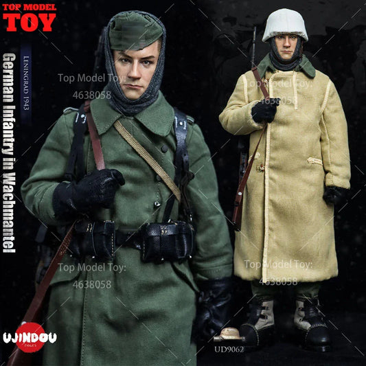 2026 Q2 UJINDOU UD9062 1/6 Scale WWII German Sentinel Full Set Action Figure Model 12'' Male Soldier for Collectible Toy
