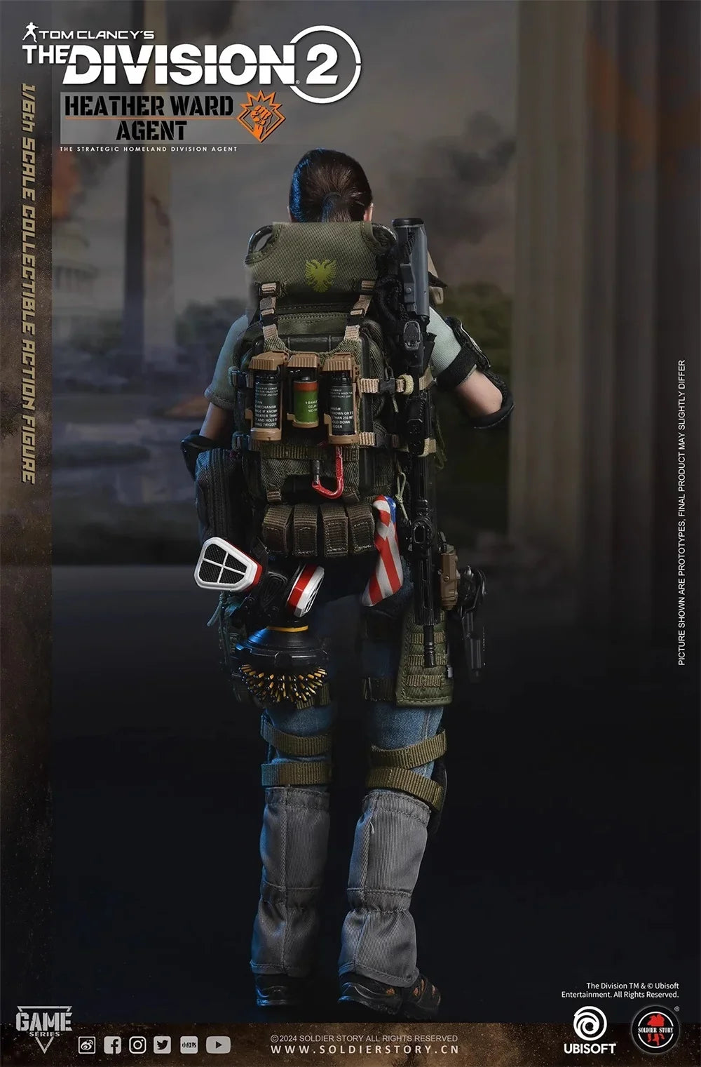1/6 Soldierstory SSG009 Soldier Female Agent Ward Operation Game Charactor Unit Full Set Toys Model For Fans Collect