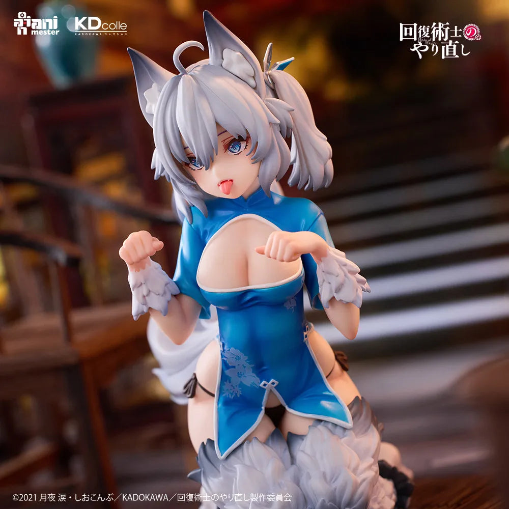 New Animester Genuine Redo Of Healer Anime Figure Set Kureha Clyret Setsuna Freia Cheongsam Style Collectible For Anime Fans