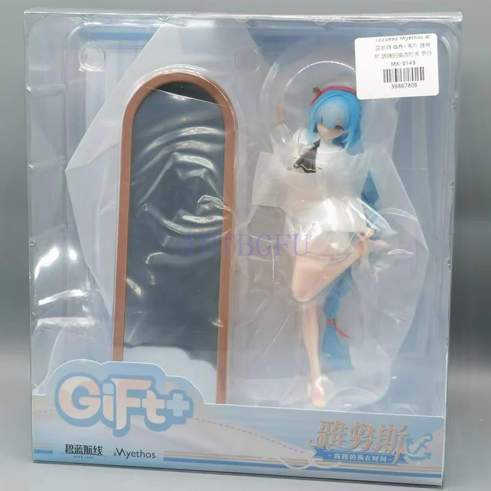 Original 19cm Azur Lane Janus Gift+ 1/8 Fear of Changing Clothes Anime Figures PVC Action Figure Toy Game Collectible Model Doll