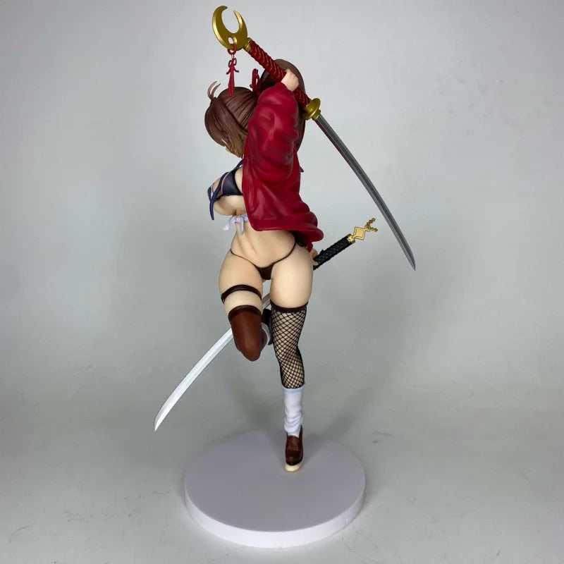 Anime Figure Double Katana Secret Nitoryu Bishoujo Special Edition Pvc Collectible For Adult Otaku Collection Desktop Display