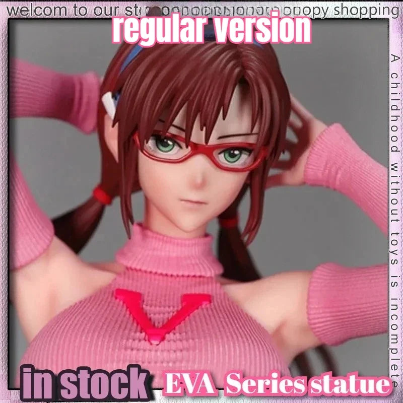In Stock Summer Girlfriend Series Mari Statue Makinami Makinami Rei Ayanami Set Anime PVC Figure Model Collect Desktop Toy Gift