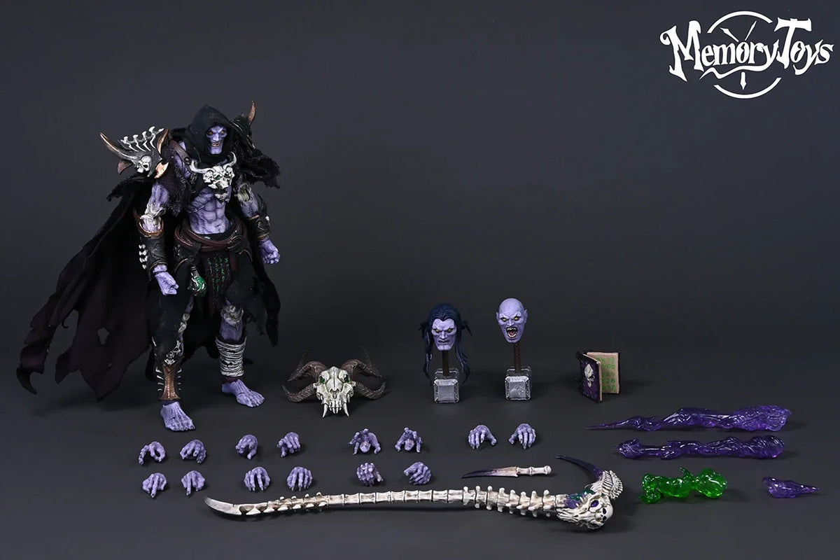 Undead Warlock Baron Salman 1/12 Scale Collectible Action Figure Set Original Memory Toys Anime Peripheral Little Demon Soldier