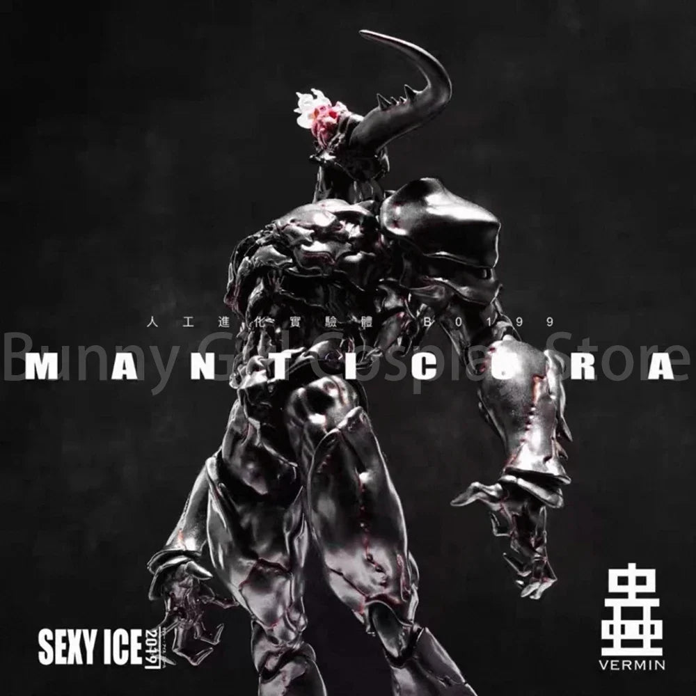 Original SEXY ICE 2019 MANTICORA Movability Model Toys Collection VERMIN Artificial Evolution B0199 Beetle man Figure Toys Gifts