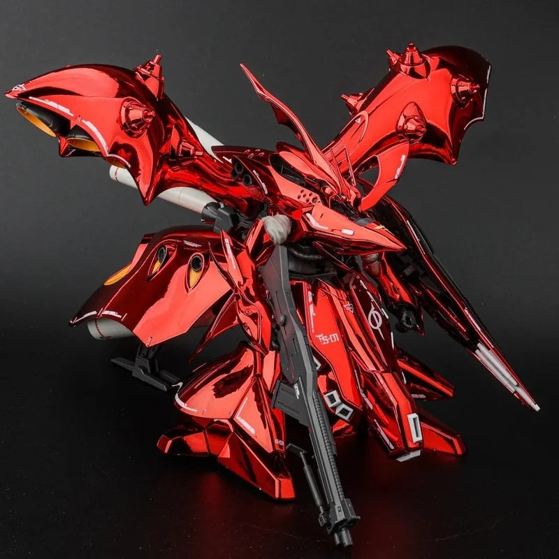 HG1/144 Nightingale Plated Version Mobile Suit Char's Counterattack Mech Assembly Model Kit Action Figures Boys' Puzzle Toy Gift