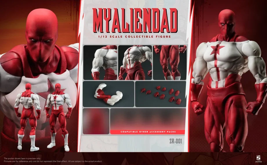 2026 Pre Zoomrig Studio Zr-001 Tn-001 Action Figures 1/12 Invincible Boy Omni Man Myaliendad Collection Model Figurine Gifts Toy