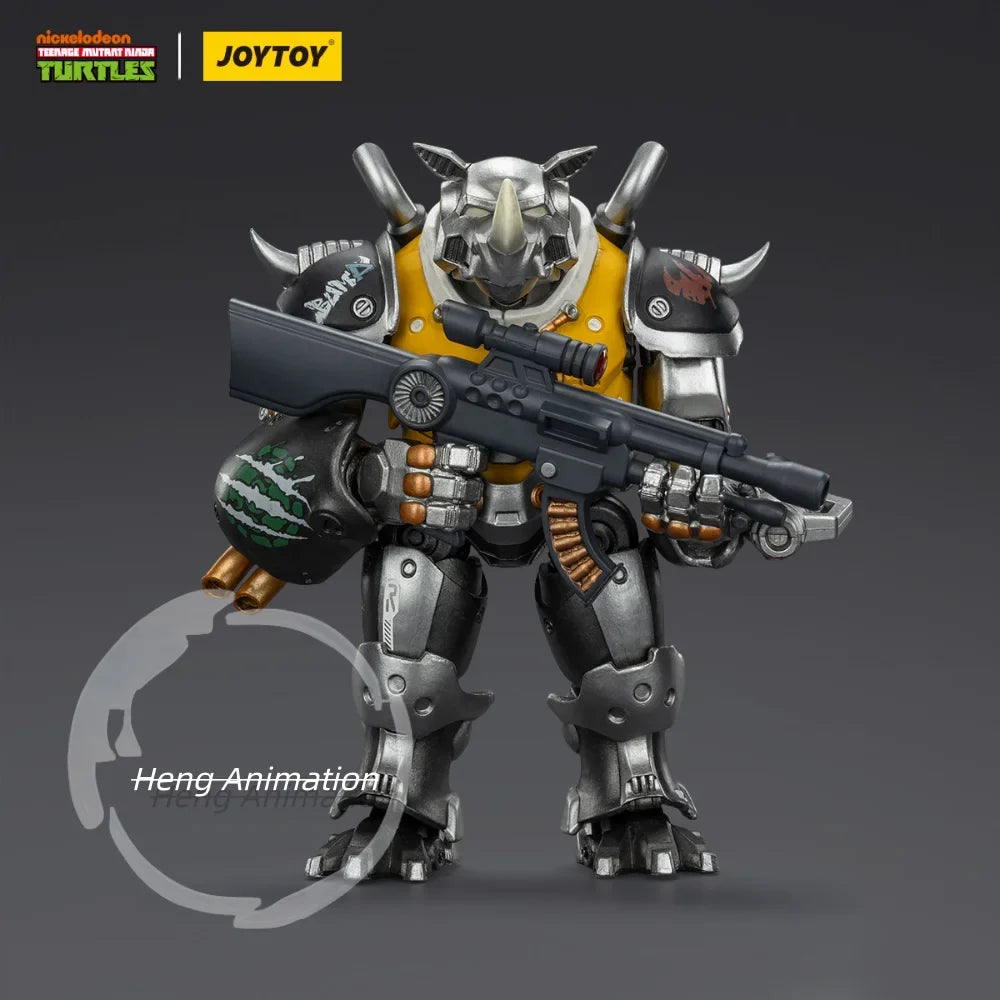 Spot goods TOYJOY 1/18 TMNT Ninja Turtles, Steel Bullhead, Pigface, "Long Live Rock 'n' Roll" Articulated Action Figures