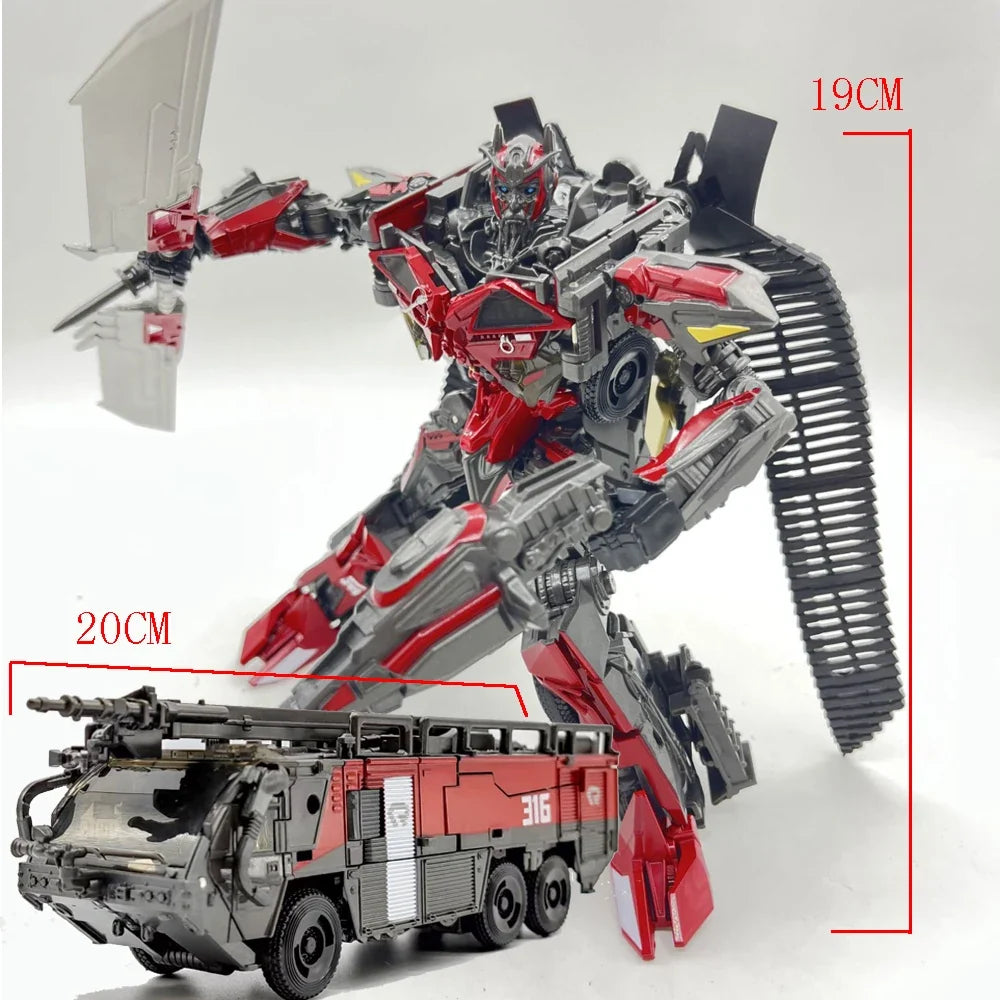 Robot Transformation Toys Baiwei Sentinel Prime TW1024 Fire Engine Truck Model TW-1024 Autobot SS61 Deformation Action Figure