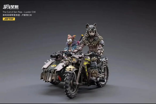 1/18 JOYTOY 3.75inch Action Figure Motorcycle The Cult of San Reja Luyster C30 Anime Model Toy in Stock