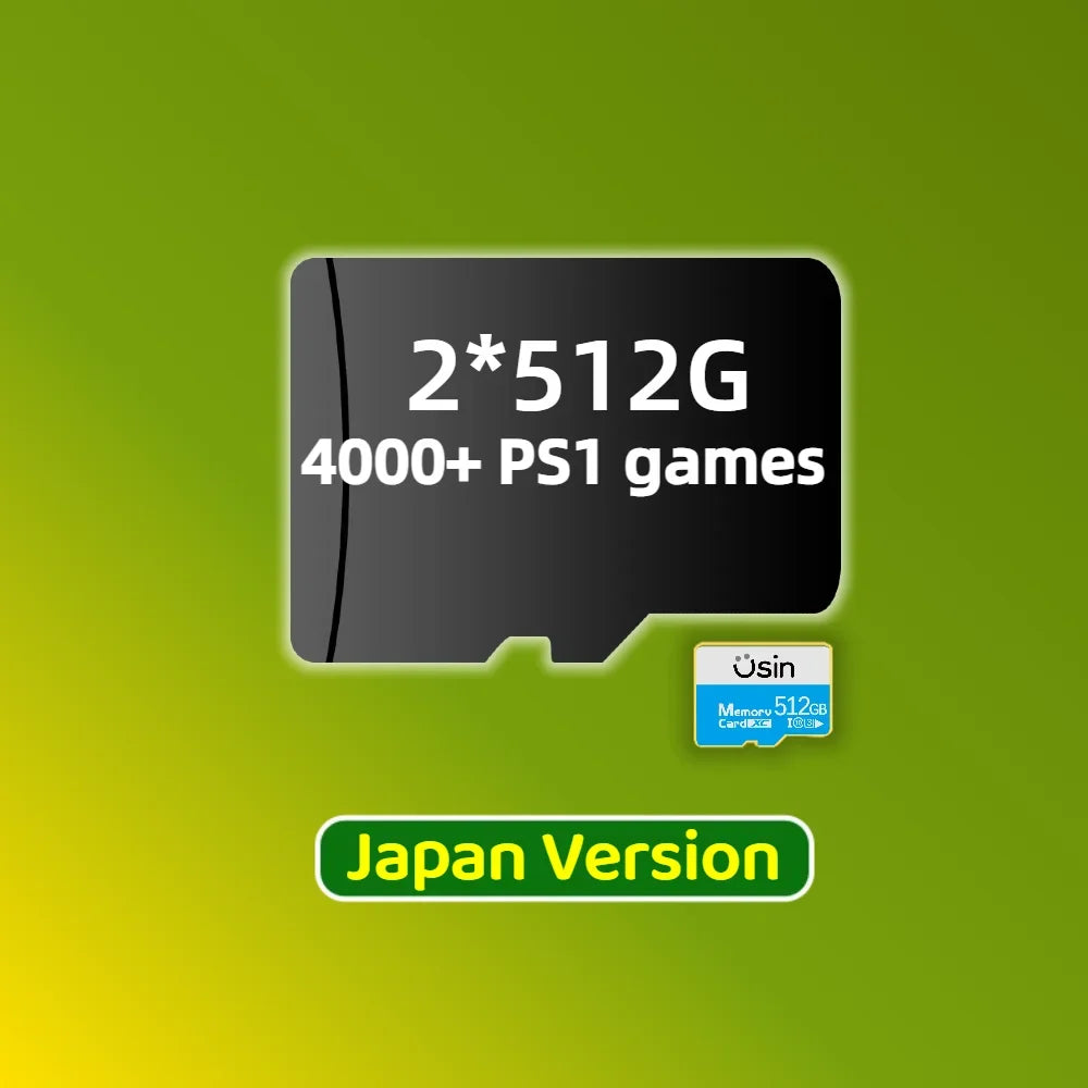 TF Game Card For Trimui Smart Pro Brick Retro Games More PSP PS1 Portable Handheld Console H-Speed Gift Memory SD 512G 256G