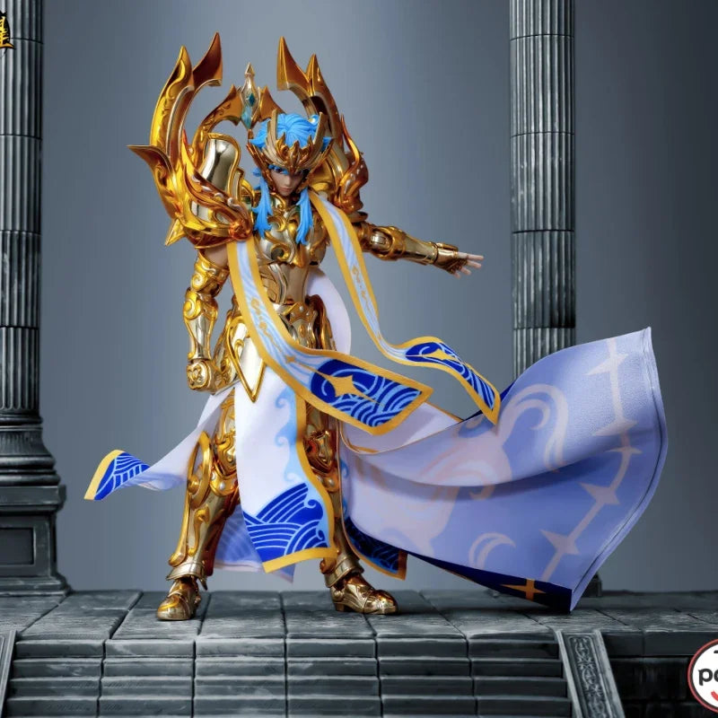 Toypoint/TP Saint Seiya Myth Cloth EXM Aquarius Camus God SOG And Totem/Object Gold Knights of the Zodiac Action Figure