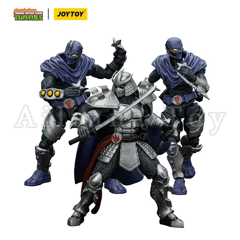 JOYTOY 1/18 Action Figure Turtles Shredder Foot Clan Re-issue Version Anime Toy