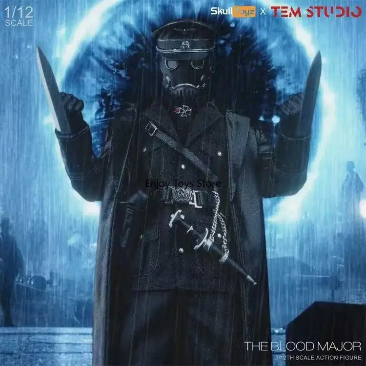 Spot Goods  Commander Scarlet Night 1/12 Clockworkman Hellboy 1/12 Movable Soldier Figure Model