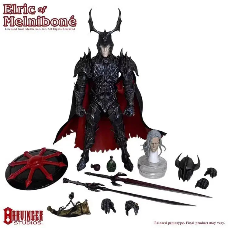 In Stock HARBIGER STUDIO Elric of Melnibone Movable Model Toys ULTRA ARTICULATED 1/12 SCALE SAVAGE CRUCIBIE