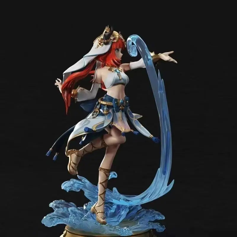 Female Dancer Nilu Garage Kit Action Figure - Two-Dimensional Cartoon Beautiful Model Ornament for Collectors And Gifts
