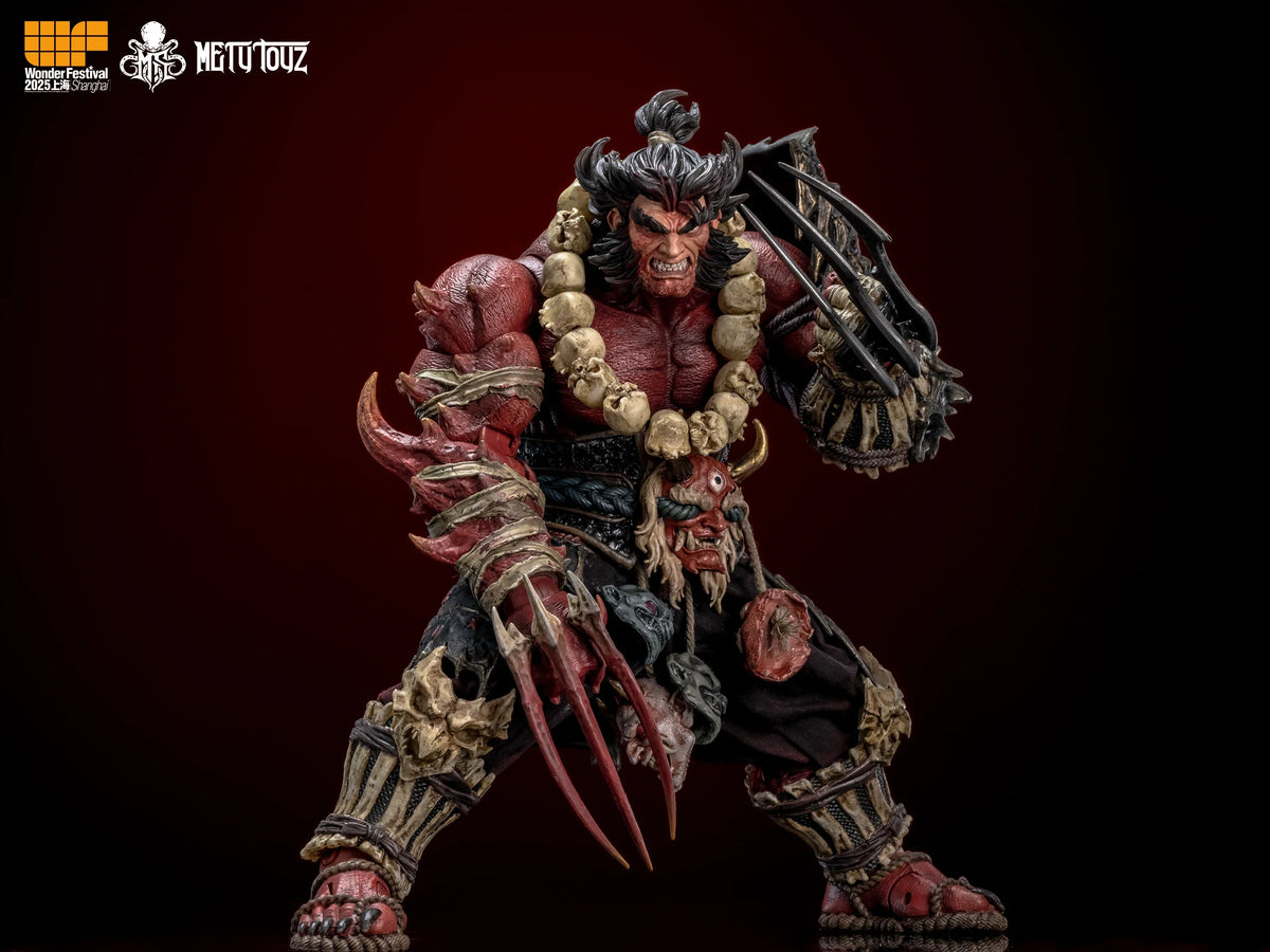 Metytoyz Memory Toys Adventurer World Wave Red Ghost Japanese Orcs Ghost faced Asura Action Figure Collection Model Doll Toys