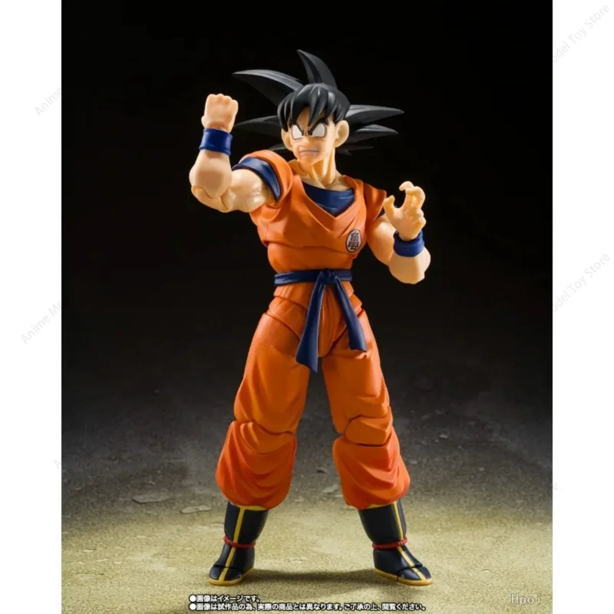 Original Bandai in Stock Genuine Figures Dragon Ball S.H.Figuarts Z Goku & Gohan Kid Ver. & Kintoun Anime Model Kits Action Toy