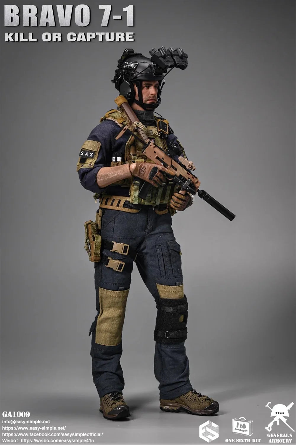 In Stock For Sale 1/6th GA1009 SAS Tough Guy Call Man The Duty Full Set Moveable Action Figure Soap 12" For Fans Collectable