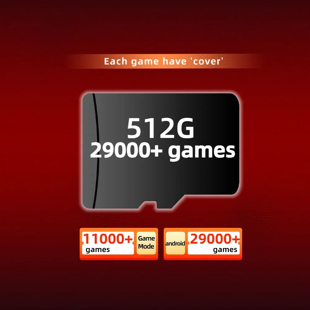 TF Game Card For Retroid Pocket 4 Pro Retro Games PS2 PSP PS1 Android Portable Console Gaming Memory SD H-Speed Cards 1Tb 512G