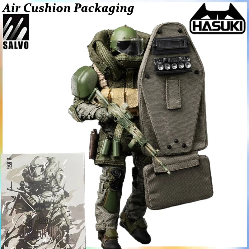 HASUKI Genuine SALVO Special Forces Black Ops Age of Divine Descent Kraken Cerberus 1/12 Scale Action Figures Model Toys Gifts