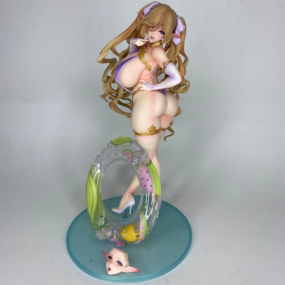 Anime Periphery Sexy Beautiful Girls 24cm Mama Tiana Bathing Suit Ver Figure Desktop Model Ornaments High Quality Toy Gifts