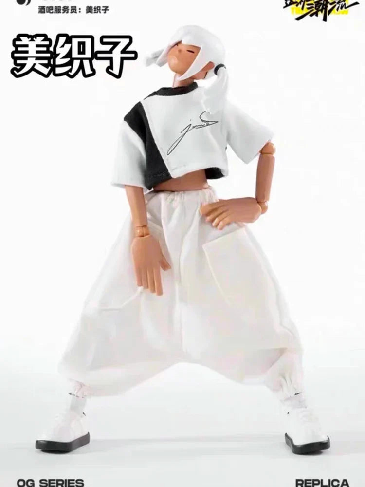 Come4arts Hip-Hop Street Dance Series Anime Figures Trendy Fashion Movable Toy Collection Decoration Model Toys For Boys Gift