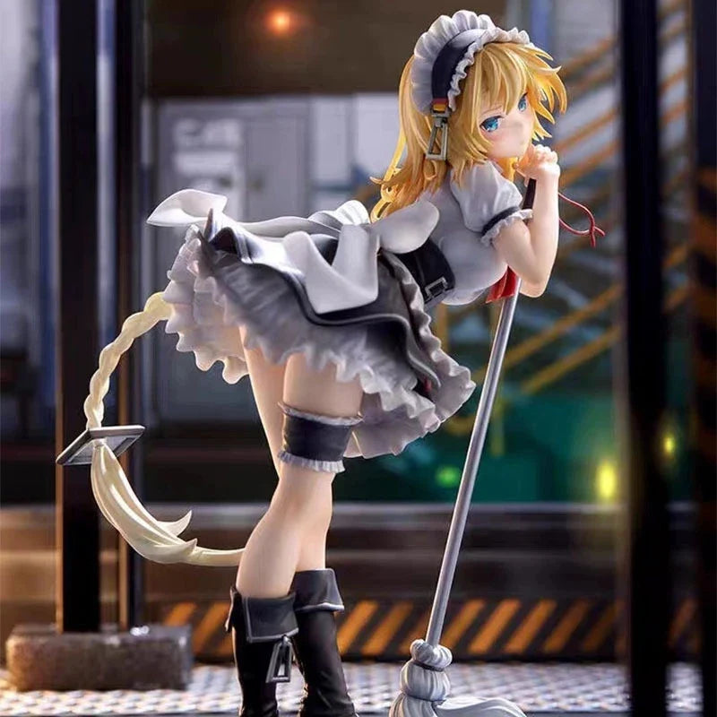 Girls Frontline G36 Maid Figure Anime Figurine PVC Desk Decor PC Case Car Dashboard Display Gift For Collectors Teens Gamers