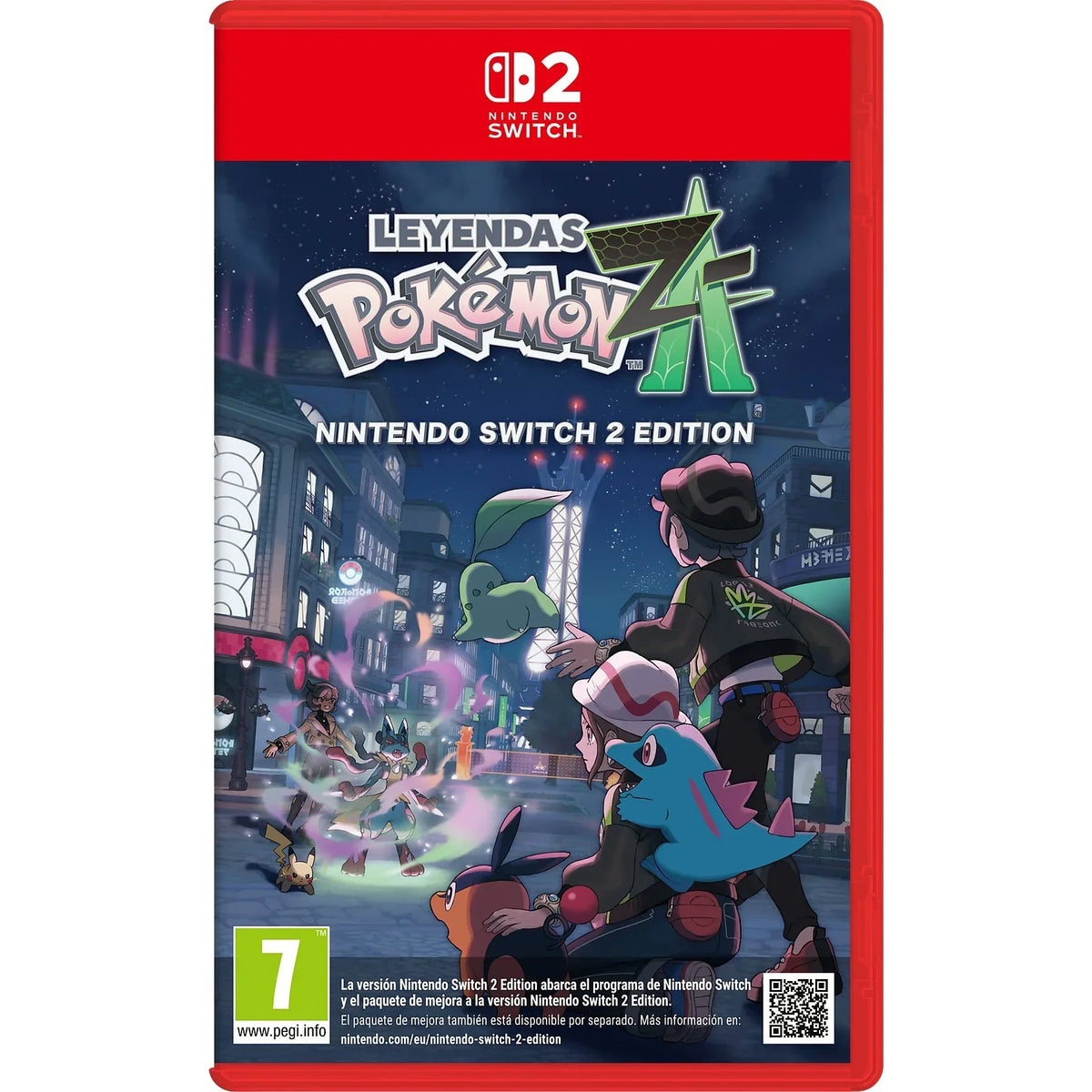 Pokemon Legends: Z-A – Nintendo Switch 2 Edition, enhanced gameplay, high resolution and frame rate, for Nintendo Switch 2, featuring real-time battles and mega evolution options, ideal for ages 12-15, part of the Nintendo