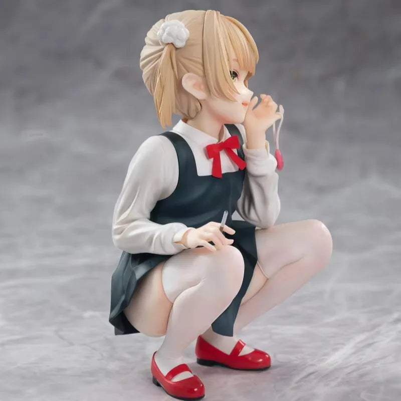 15cm Virtual YouTuber Shigure Ui Anime Girl Figure  Hanazono Serena Figure Anime GK Figure Tide Play Model Statue Ornament Gifts