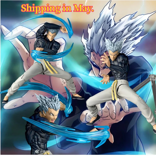 【Shipping in May】Kaiyodo Revoltech Amazing Yamaguchi One-Punch Man Garou Anime Action Figure Toy, Collectible Gift