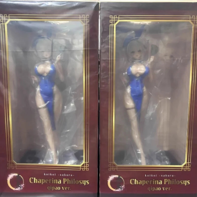 New Chaperina Philosys Koikoi Sakura Bunny Ear Cheongsam Anime Figures Premium Collectible Pvc Gifts For Boys In Stock