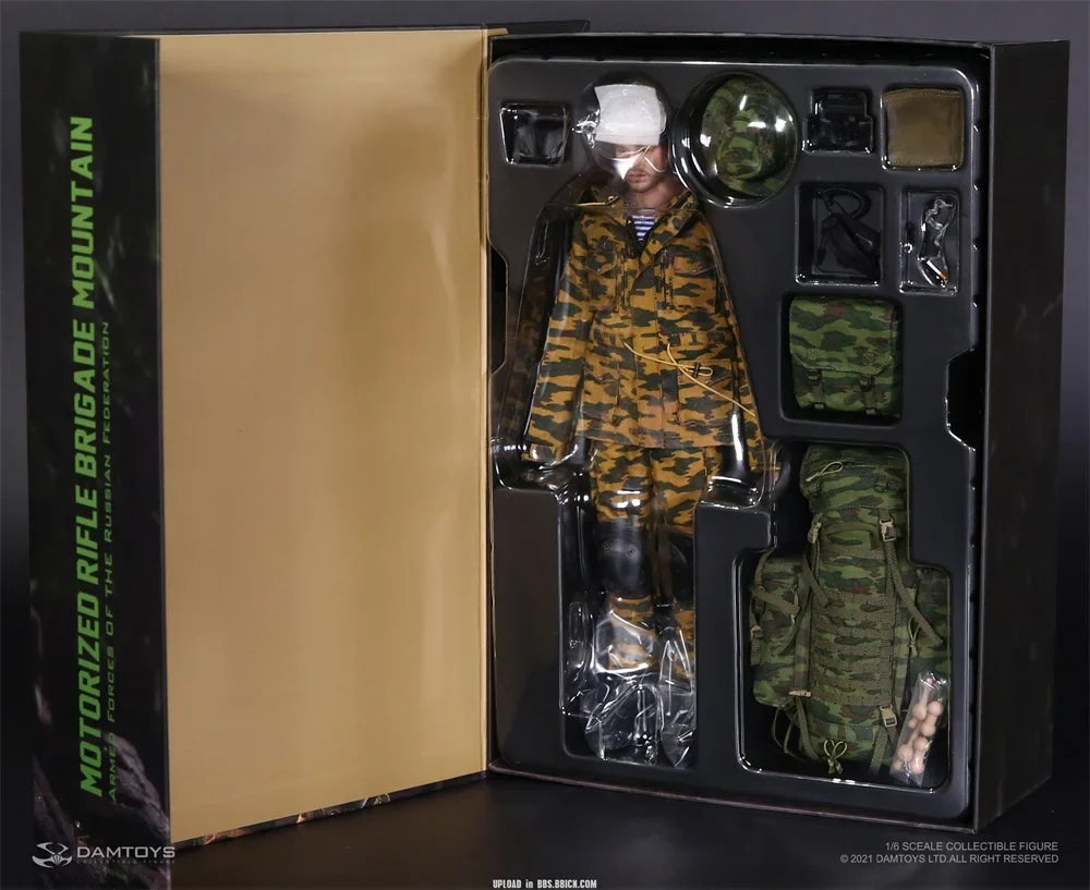 DAMTOYS 1/6 DAM 78083 The Russian Action Figure Soldier Mountain Special Mission Unit Full Set Moveable Doll For Fans Collect