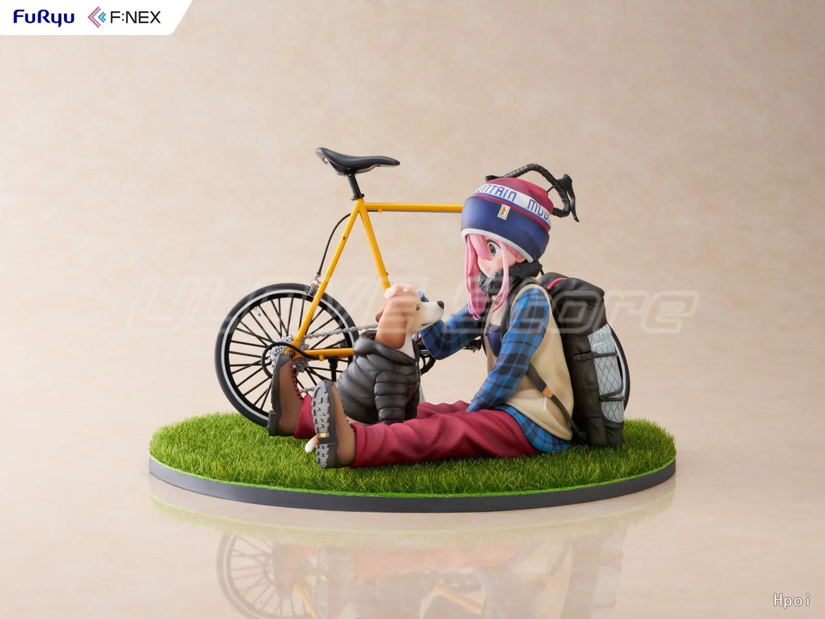 Original F:NEX LAID-BACK CAMP Kagamihara Nadeshiko Anime Figure Model Toys Gifts Collection