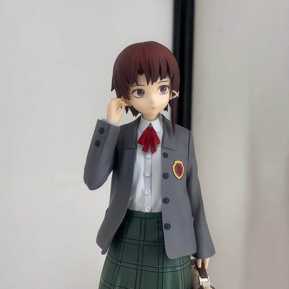 100% Original Good Smile Company Pop Up Parade Serial Experiments Lain Iwakura Lain Anime Figure Model Decoration Birthday Gift