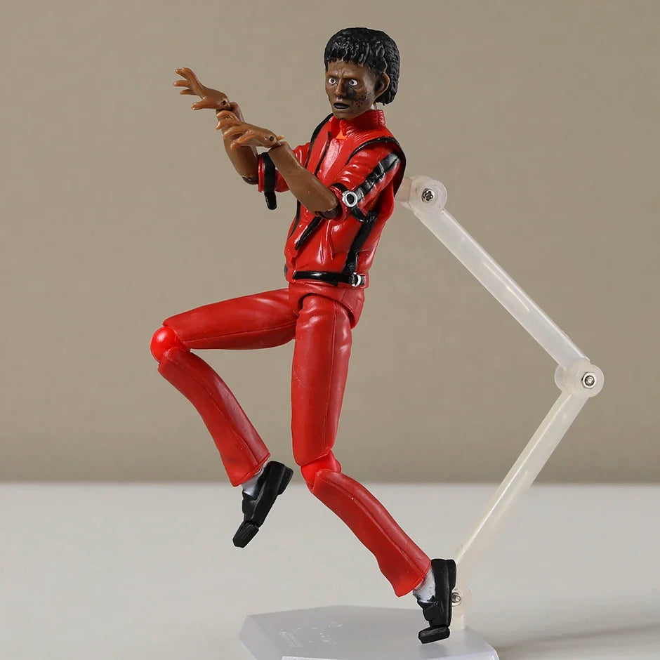 MJ Thriller Ver. Movable Assemble Action Figure Figurine Model Toy