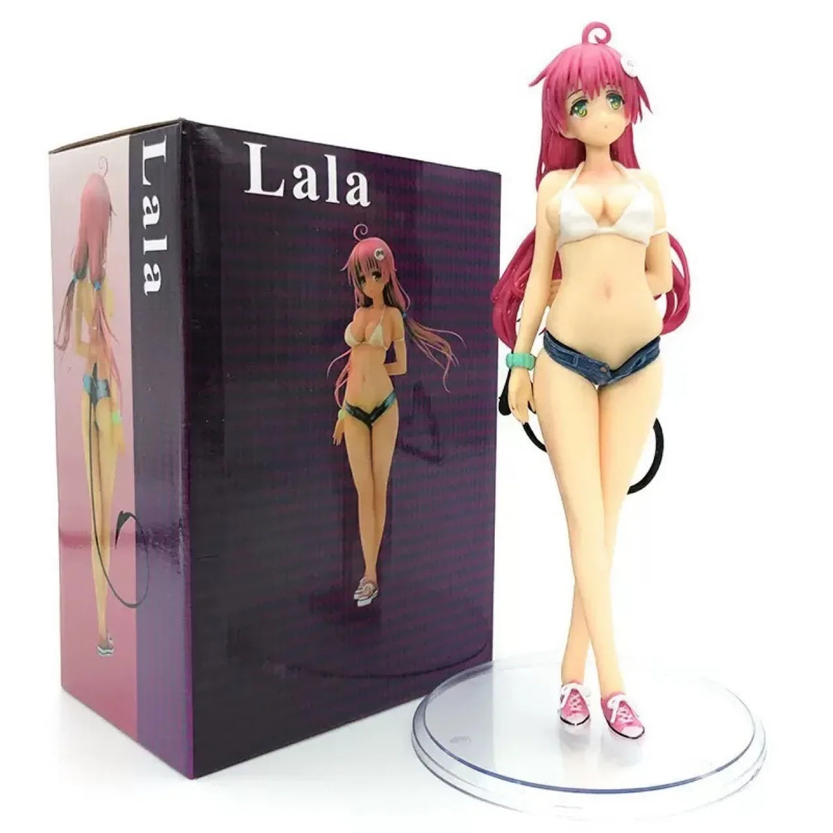Anime Figure Lala Satalin Devilke Yuuki Mikan Momo Belia Devilke Standing Position Swimsuit Girl Action Figure Model