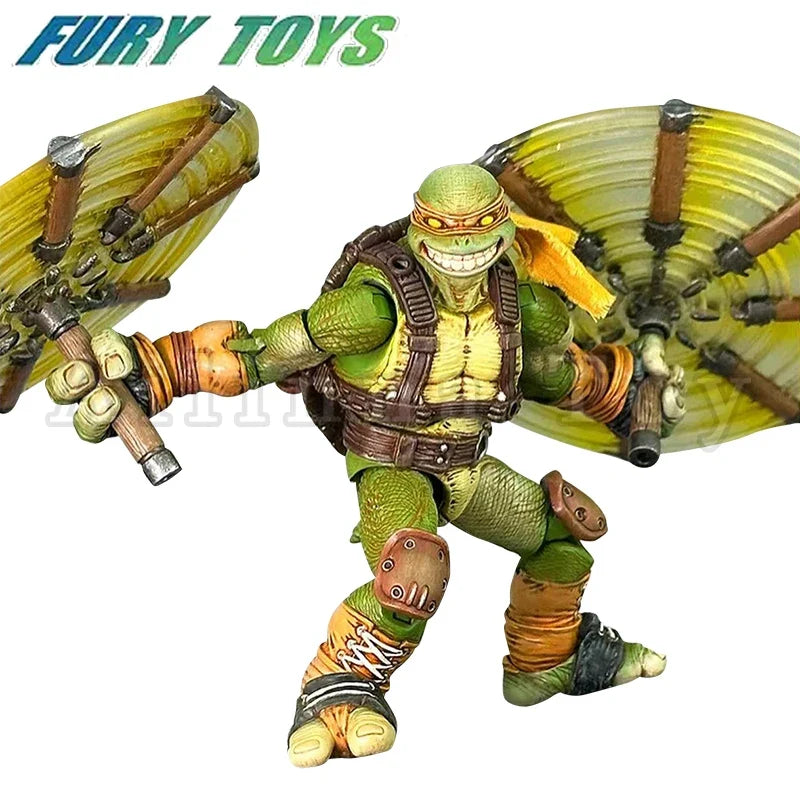 Fury Toys 1/12 5inches Action Figure Wave 3 Rage Samurai Force Turtle Summer Anime Model